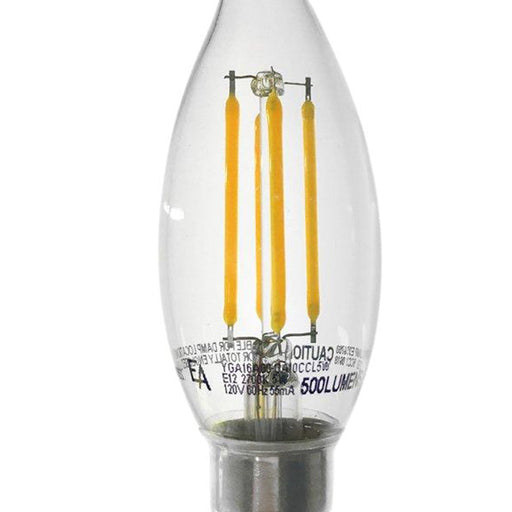 Emeryallen Candle Shaped C10 120V Mini LED Bulb in Detail.