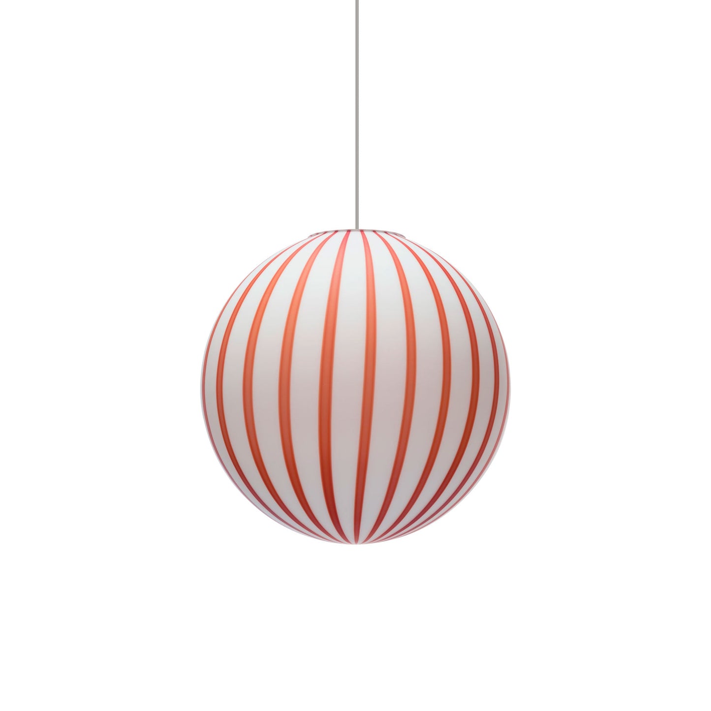 Filigrana Globe Pendant Light in Red.