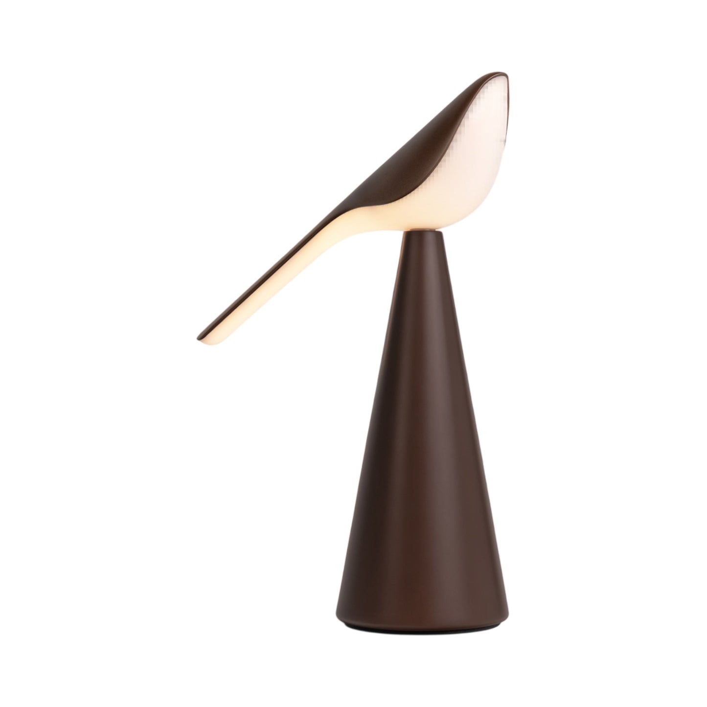 Tiki LED Rechargeable Table Lamp in Wild Cocoa Matt.