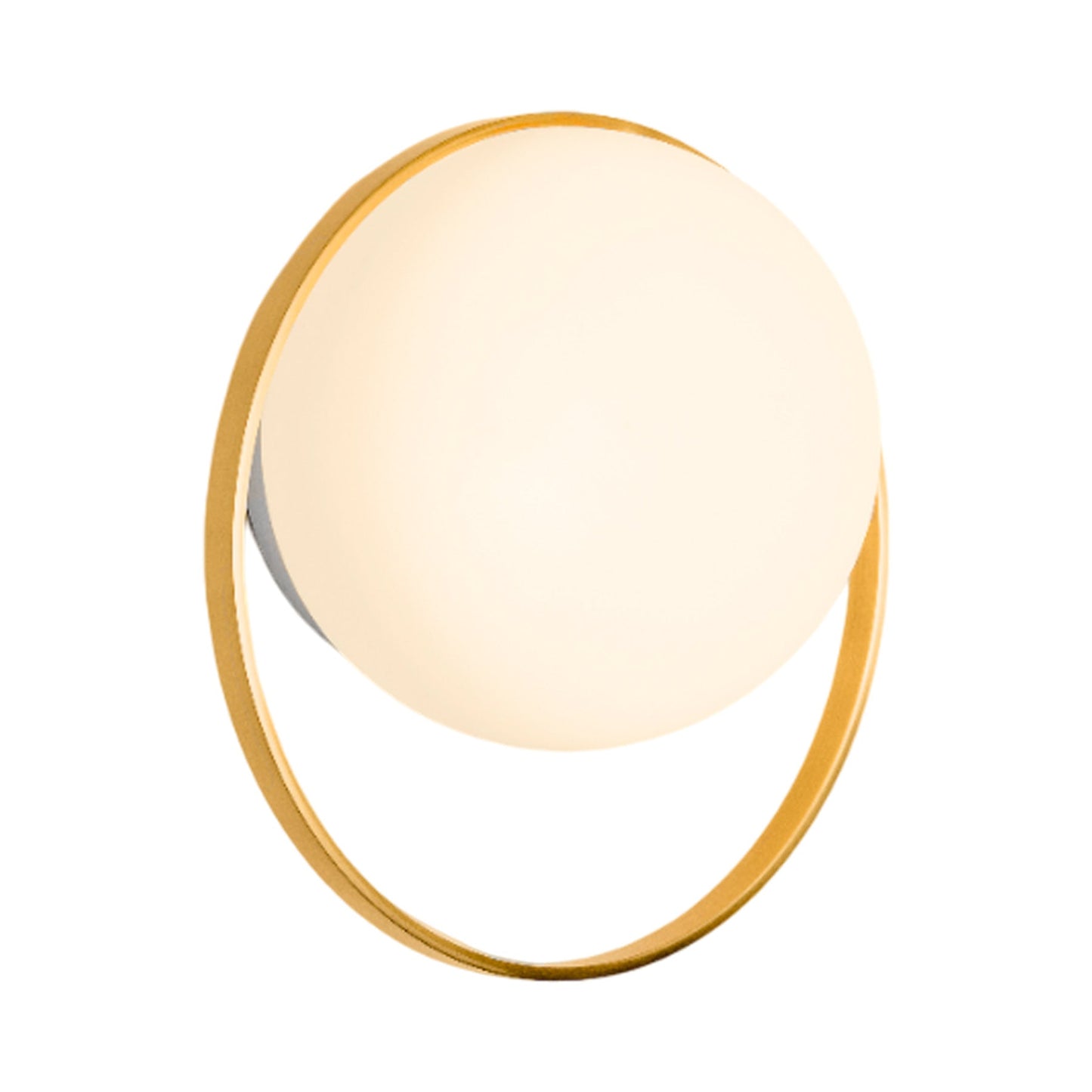 Circ 3722 LED Wall Light in Satin Gold.