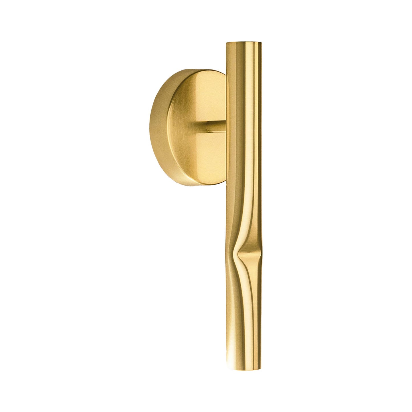 Flow LED Wall Light in Satin Gold.
