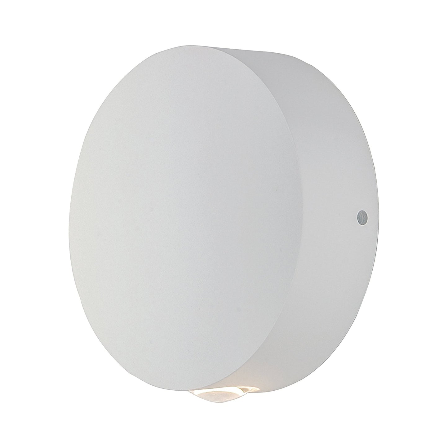 Alumilux Glint Outdoor LED Wall Light in White.