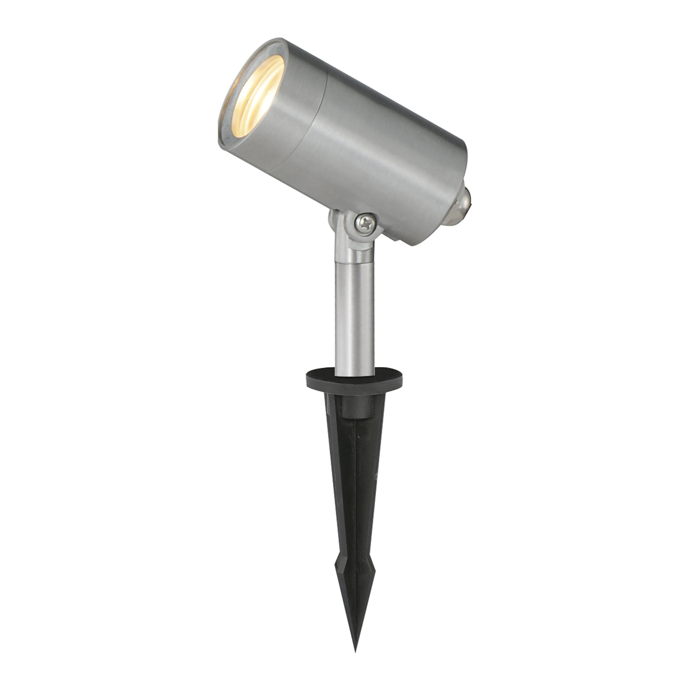 Alumilux Outdoor LED Spot Light in Satin Aluminum (2.25-Inch/8.25-Inch).
