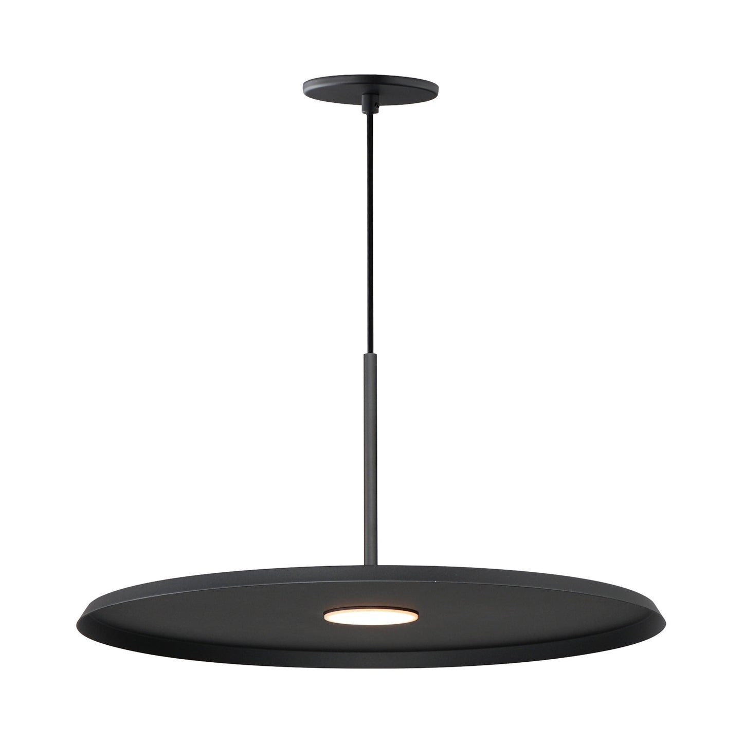 Berliner LED Pendant Light in Black (19.75-Inch).