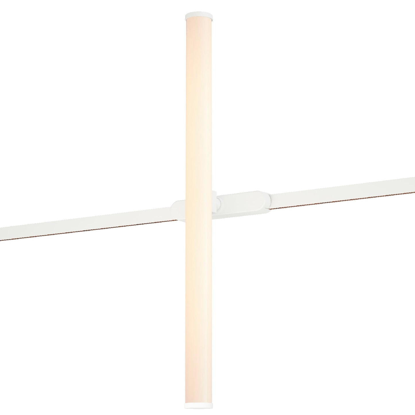 Continuum LED Tube Track Light in White.