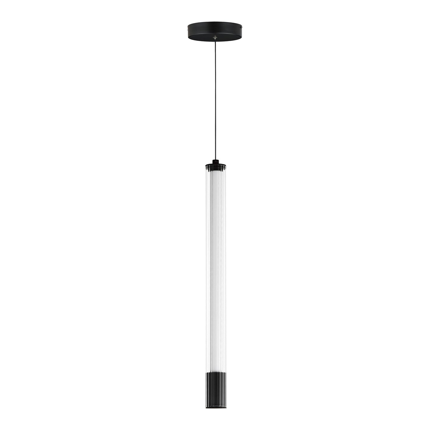 Cortex LED Pendant Light in Black (18.5-Inch).
