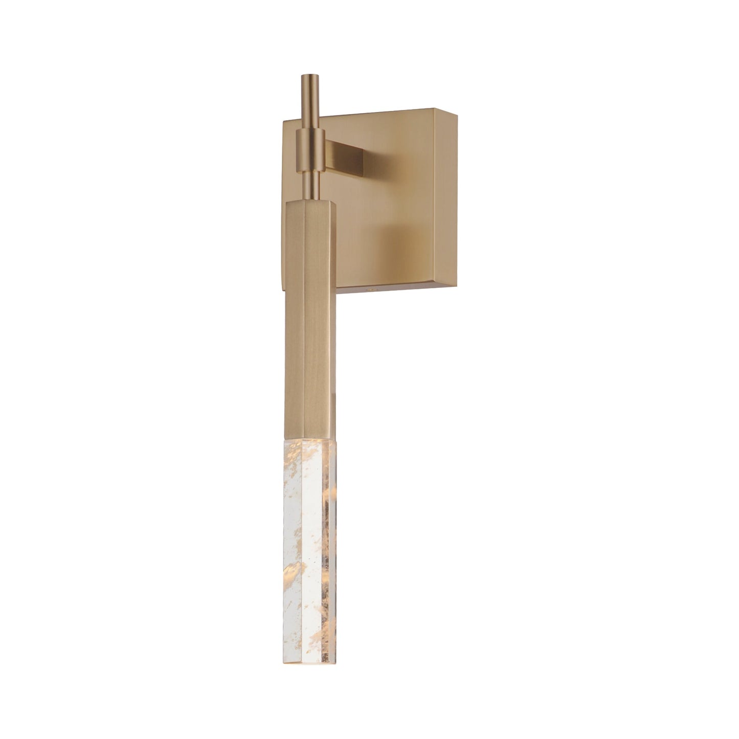 Diaphane LED Wall Light in Gold.