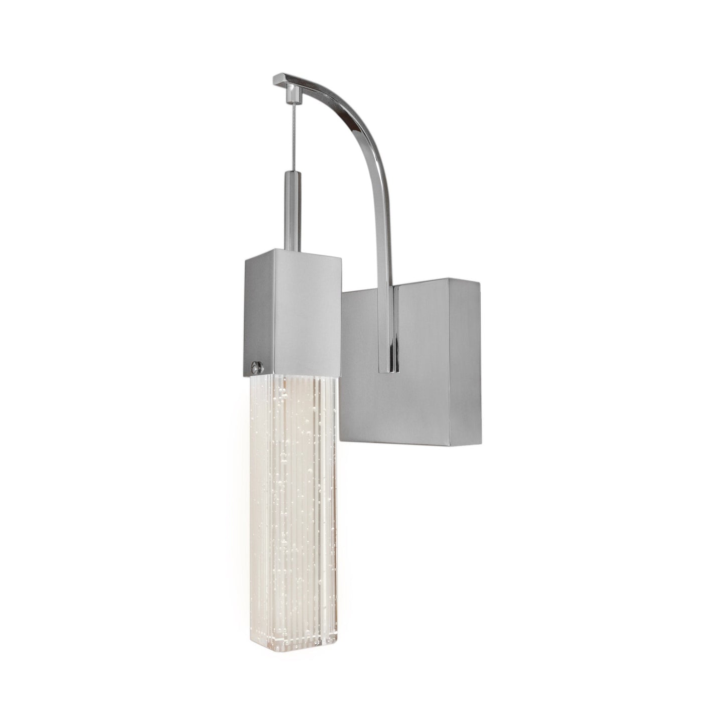 Fizz III LED Wall Light in Polished Chrome.
