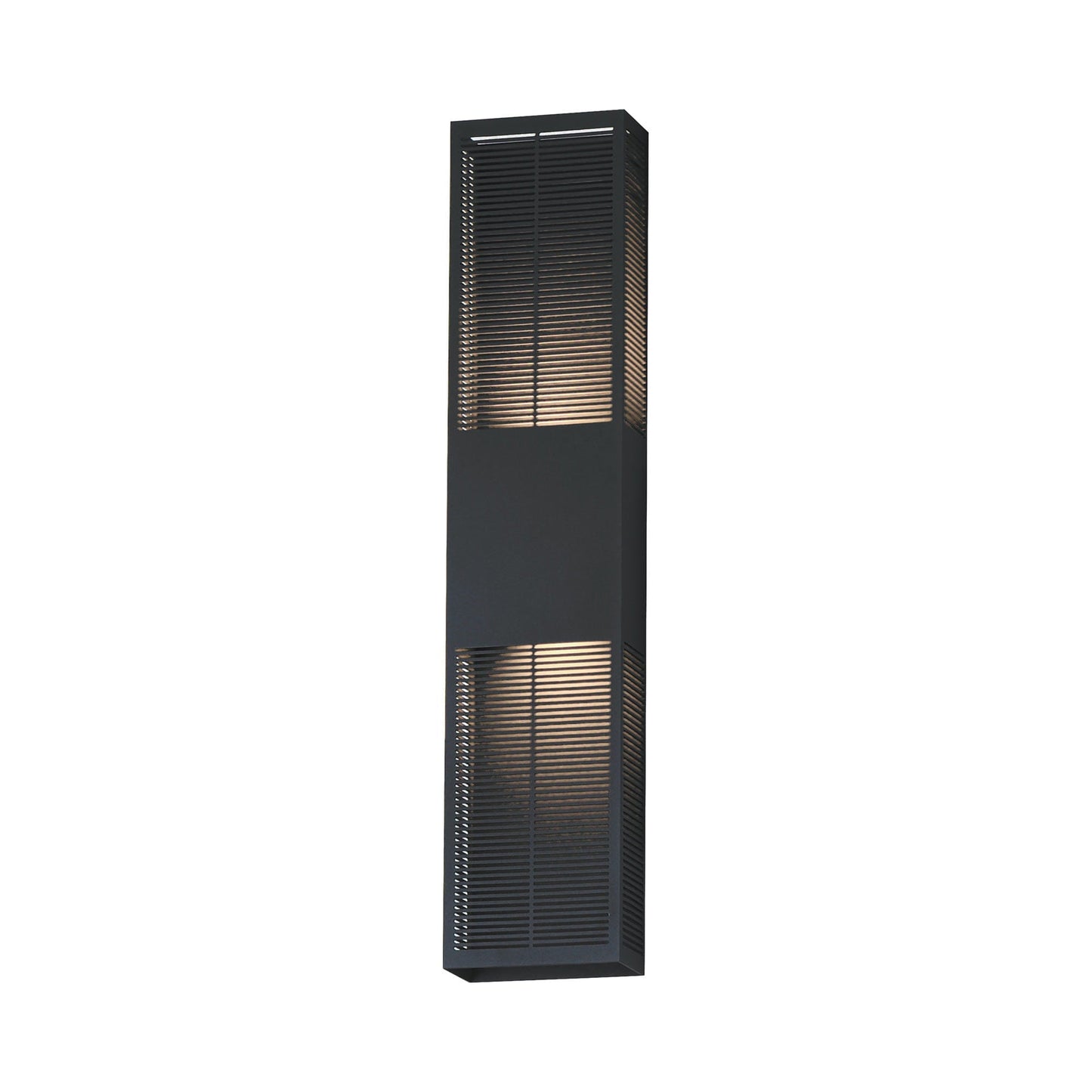 Grate Outdoor LED Wall Light in Black (30-Inch).