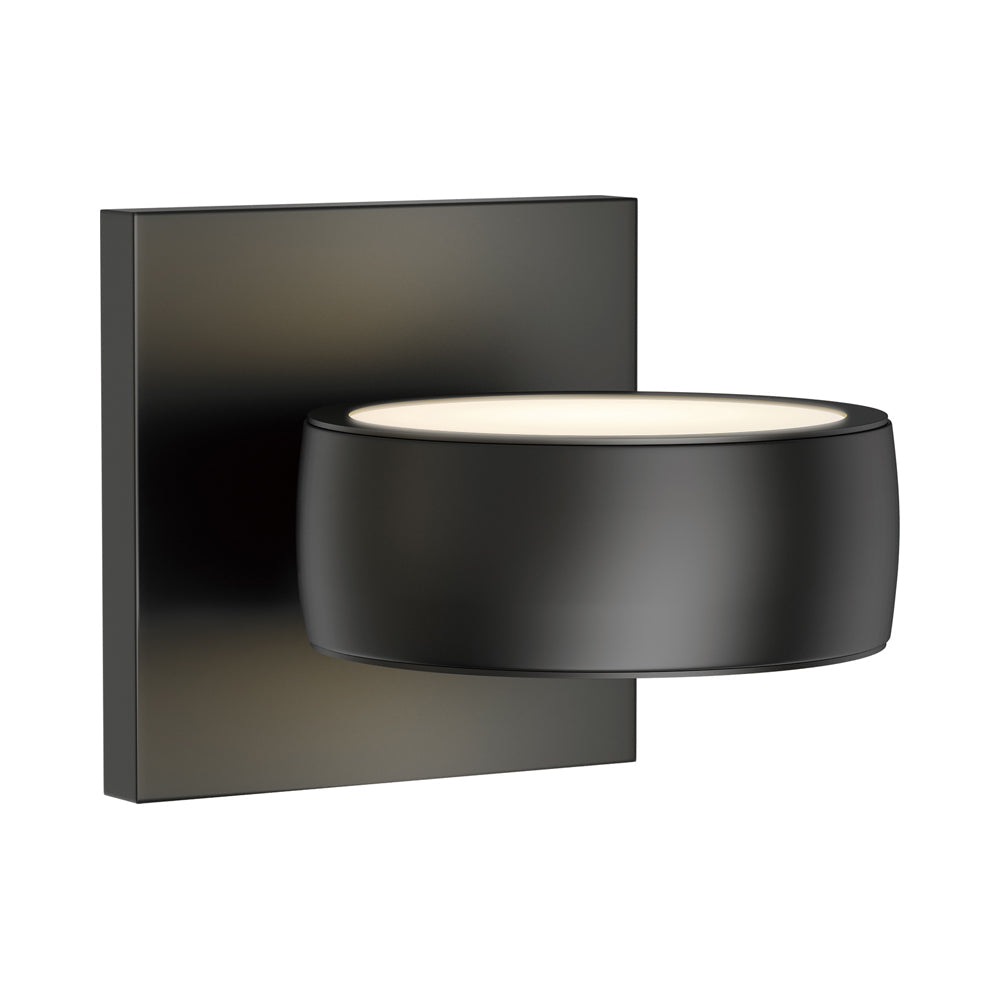Modular Round Outdoor LED Wall Light in (2-Light).