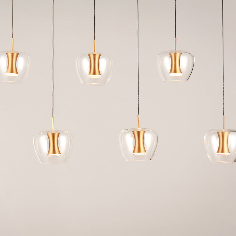 Newton LED Linear Pendant Light in Detail.