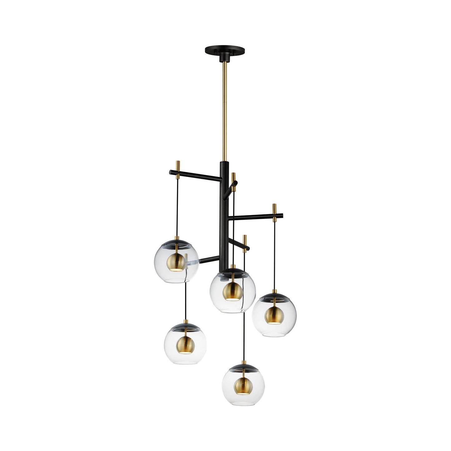 Nucleus LED Multi Light Pendant Light (5-Light).