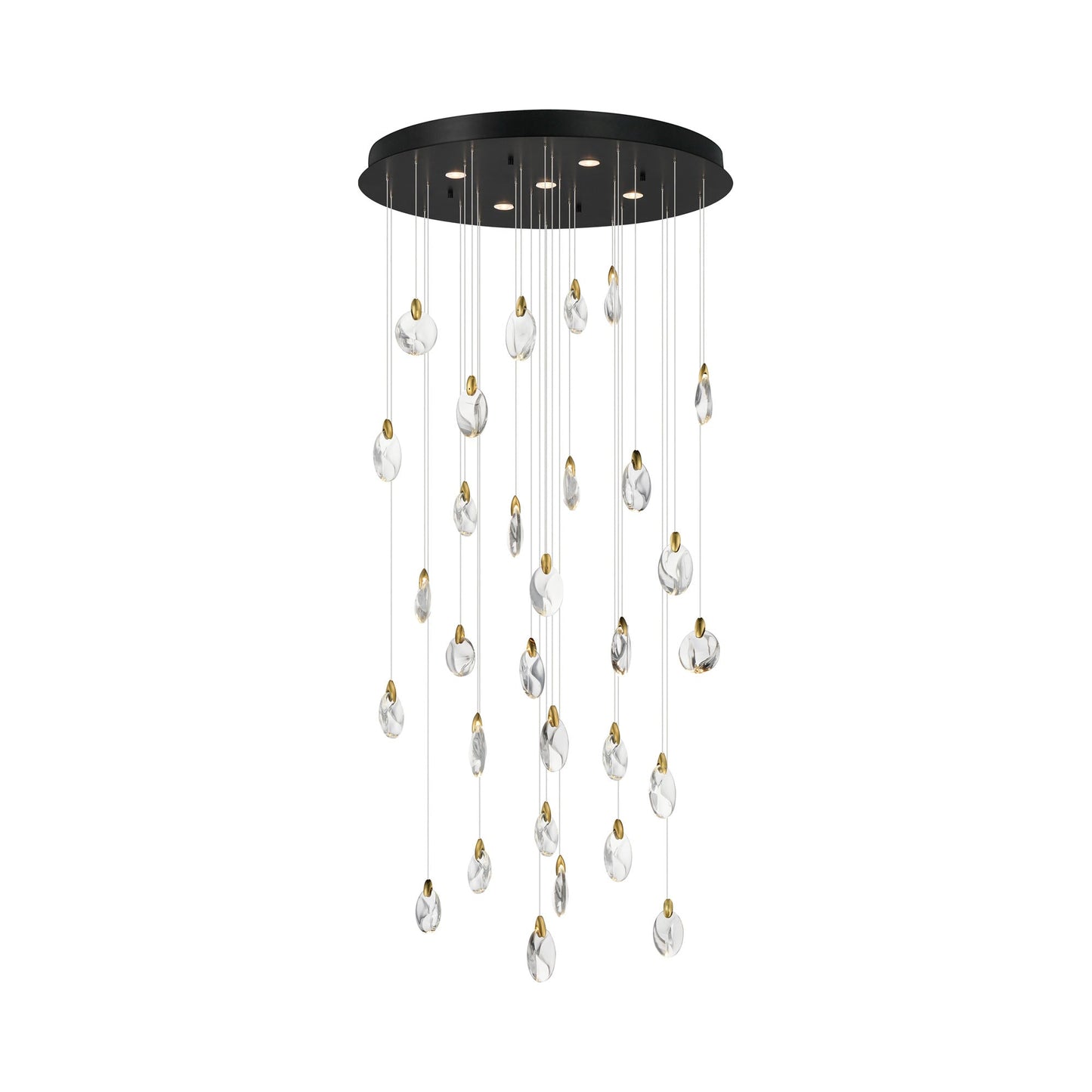 Pebble LED Pendant Light (30-Light).