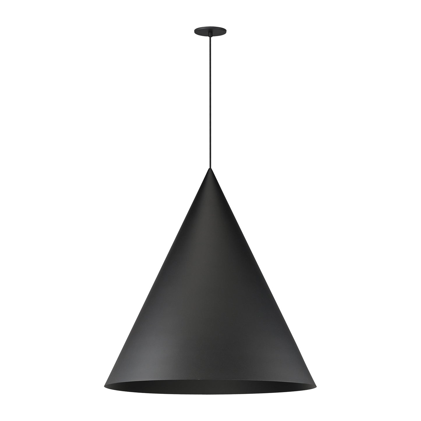 Pitch Pendant Light in Black (30.75-Inch).