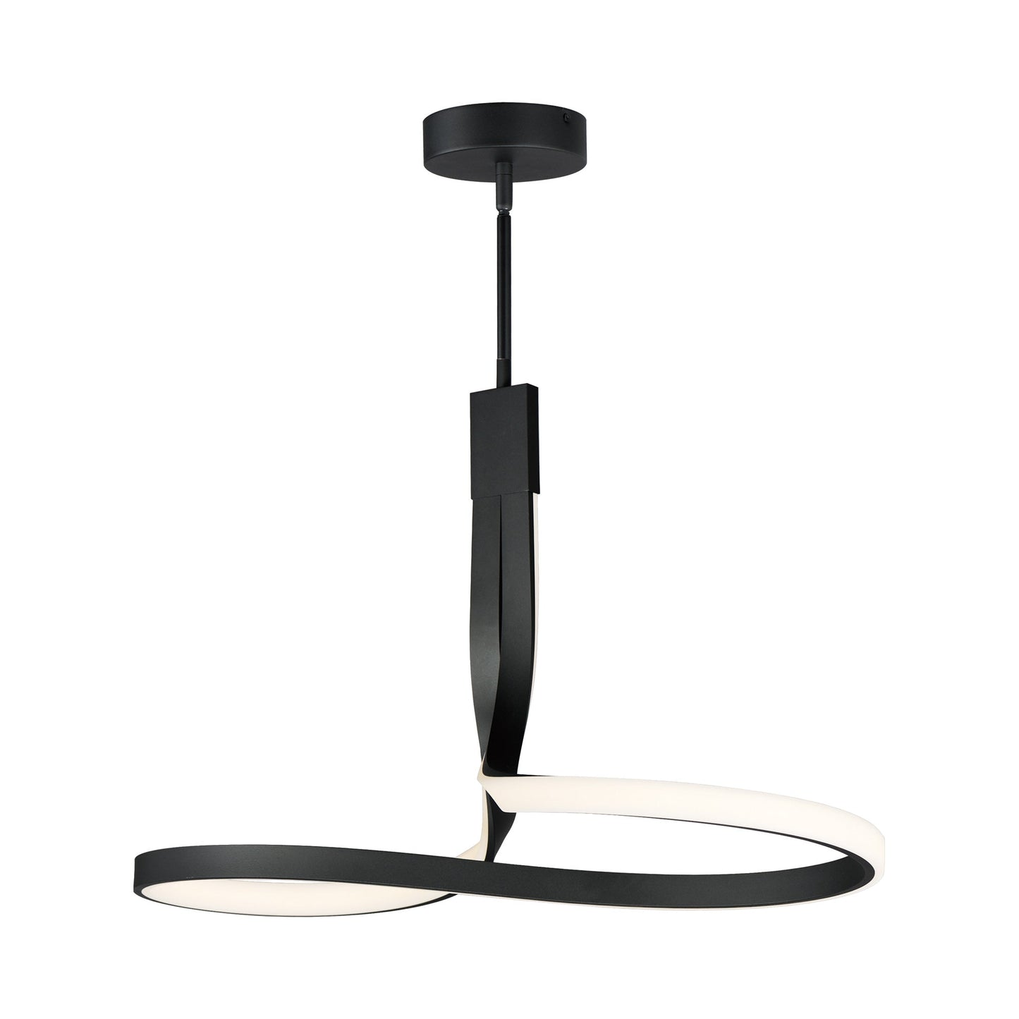 Serpentine LED Single Pendant Light (32.25-Inch).