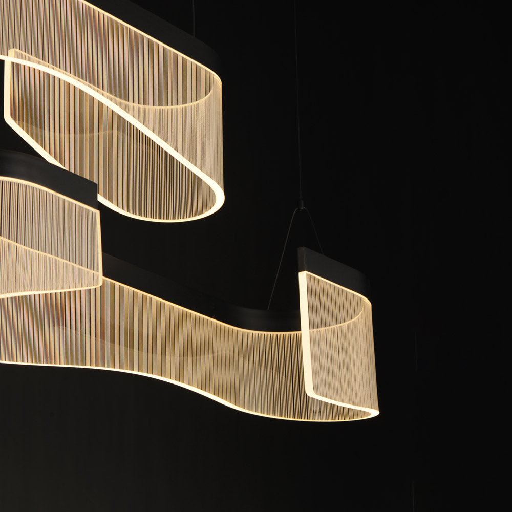 Sonata LED Linear Pendant Light in Detail.