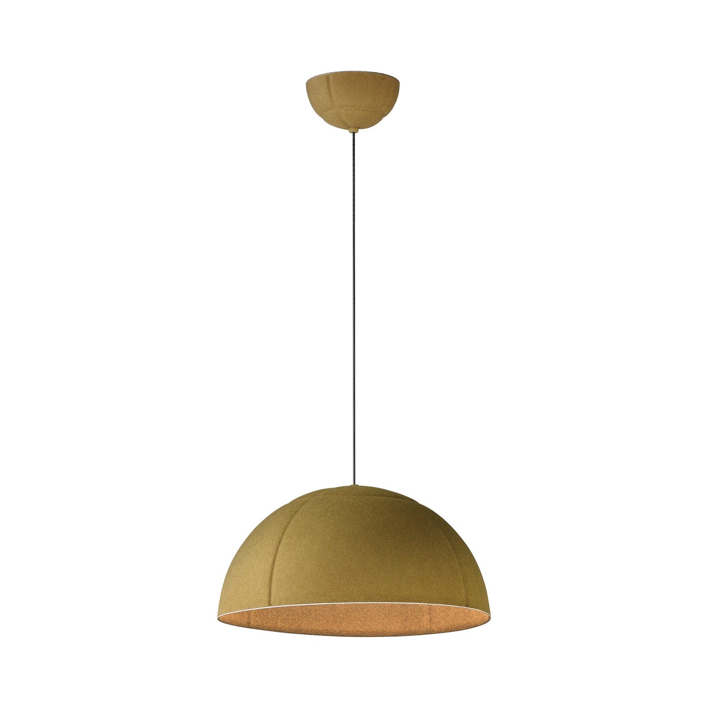 Wimbledon LED Pendant Light in Olive.