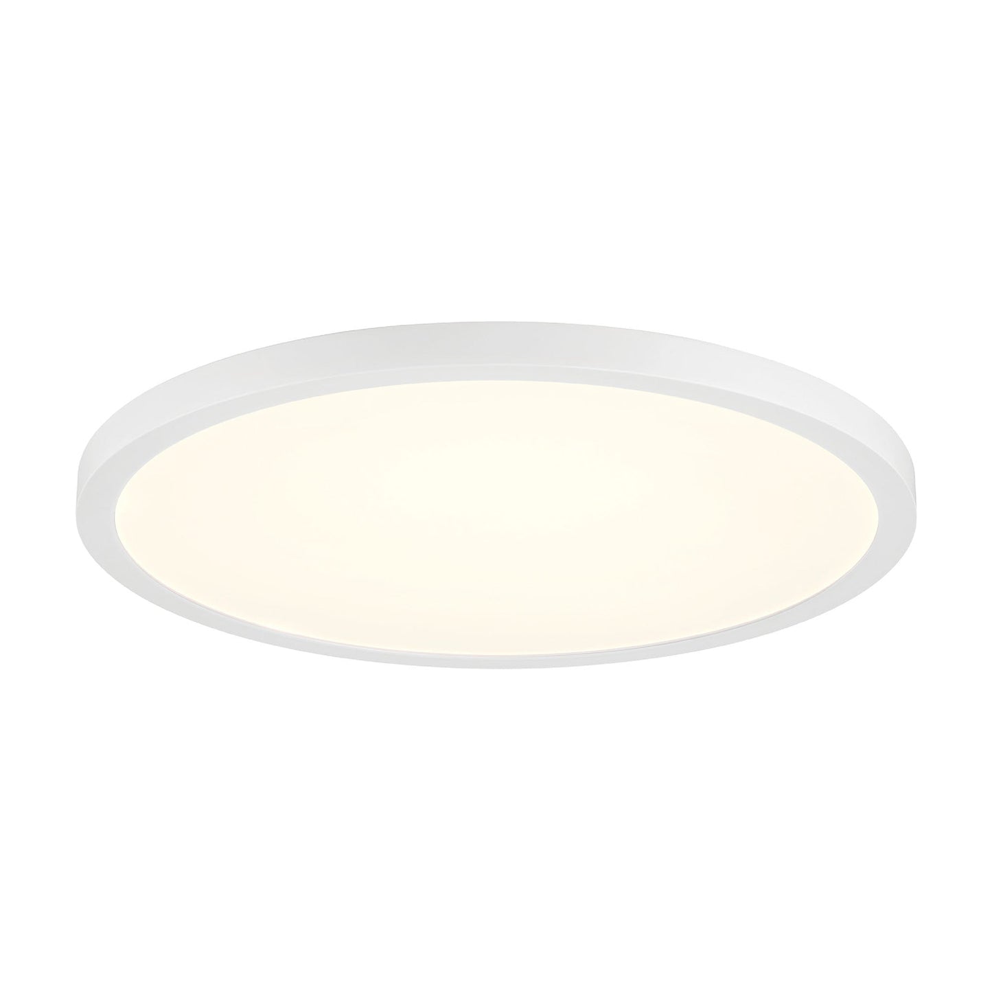 Artemis LED Flush Mount Ceiling Light in White (19.63-Inch).