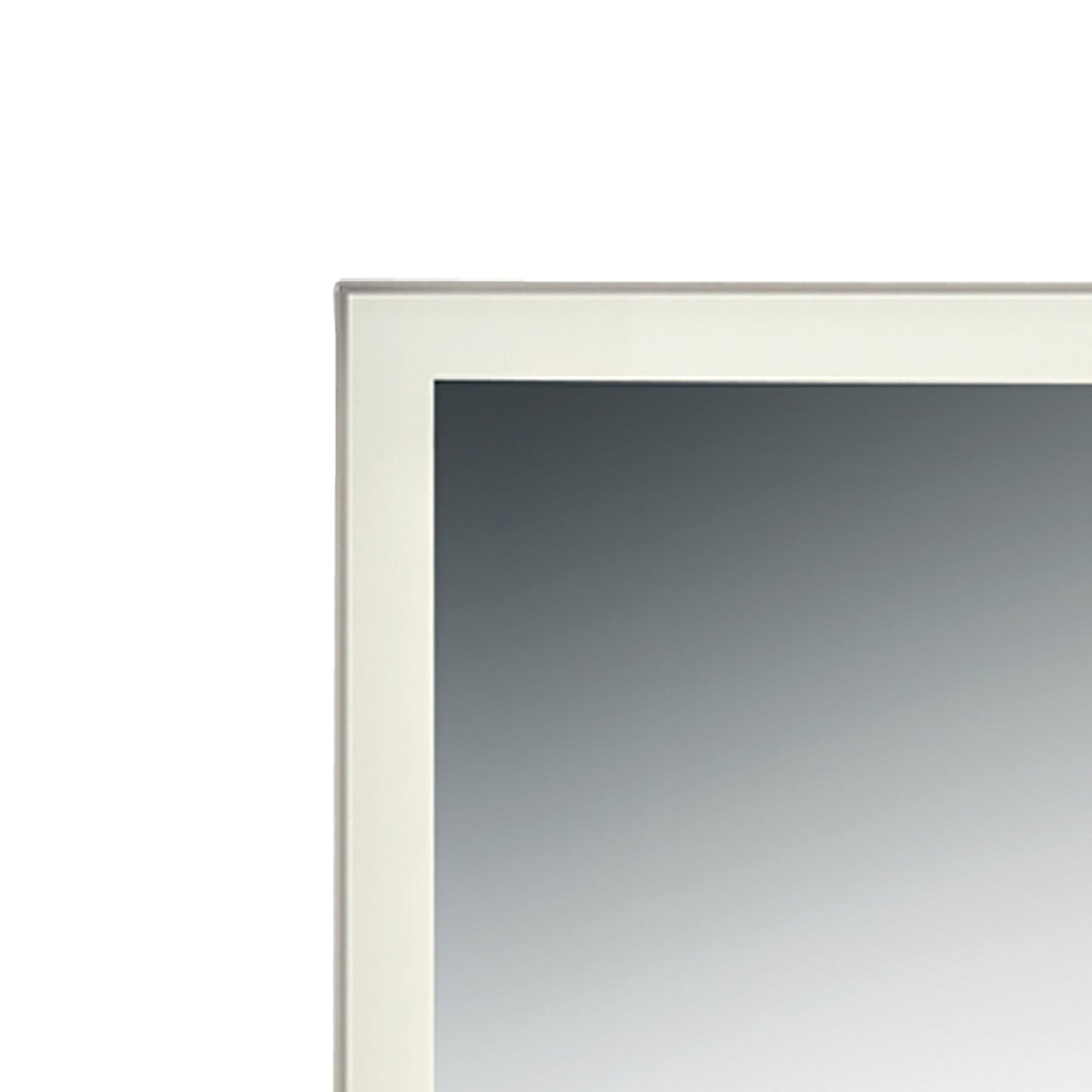 Benji Rectangle LED Wall Mirror in Detail.