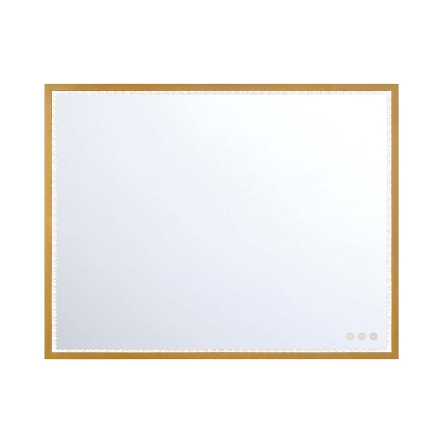 Cerissa Rectangle LED Wall Light in Gold (36-Inch).