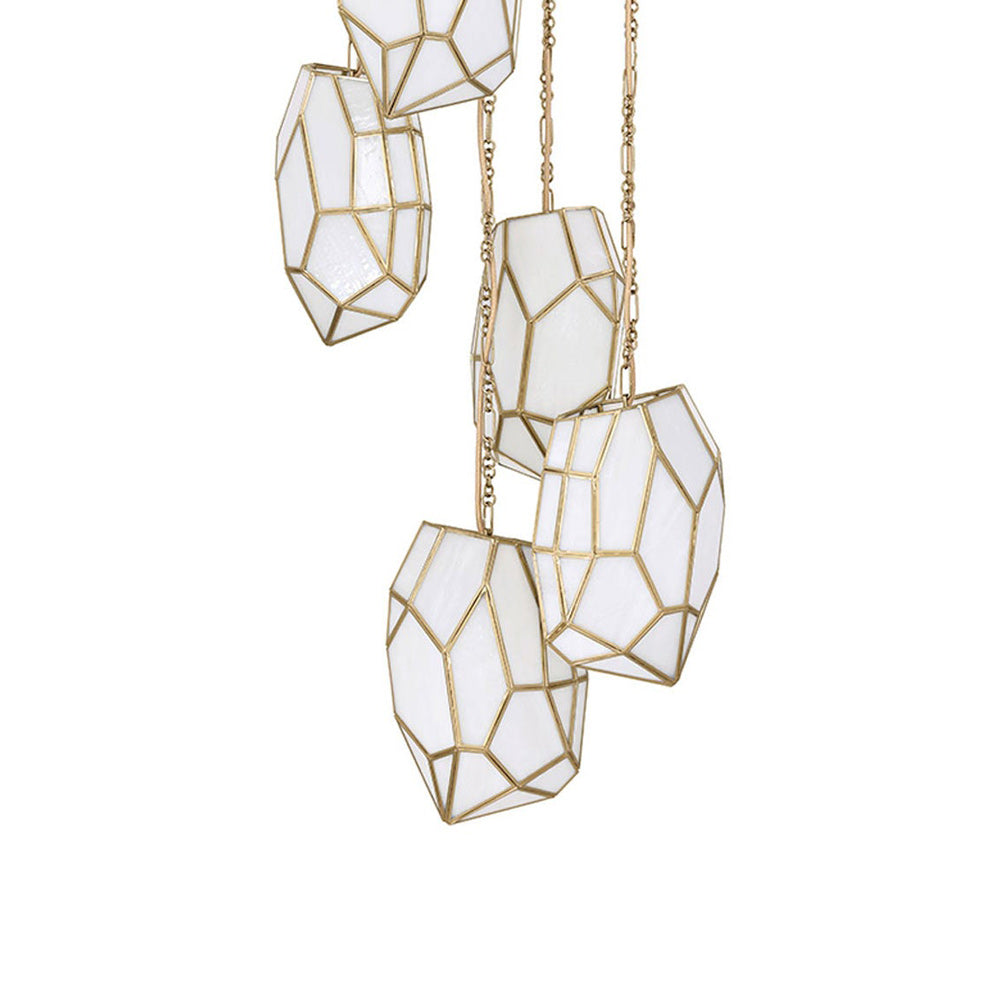 Heera Multi Light Pendant Light in Detail.