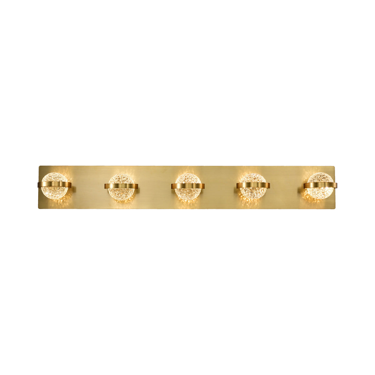 Ryder LED Bath Vanity Light in Gold (5-Light).