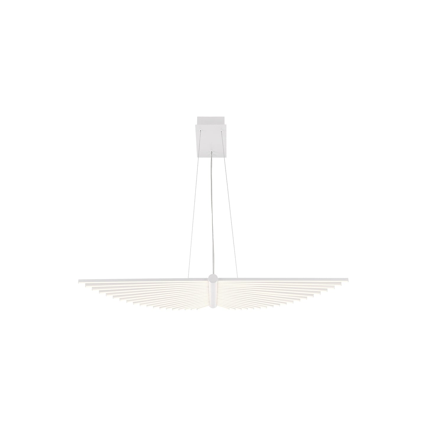 Seraph LED Linear Pendant Light in White (Large).
