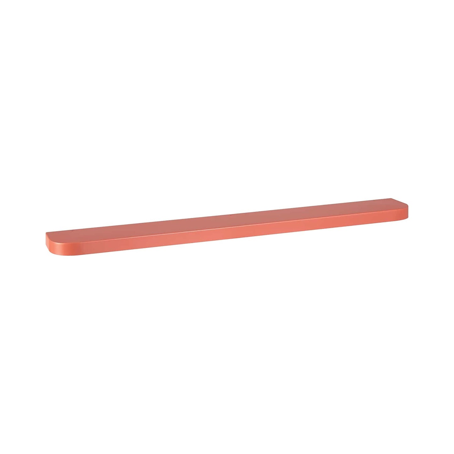 Serin Wall Mirror Shelf in Red (30-Inch).