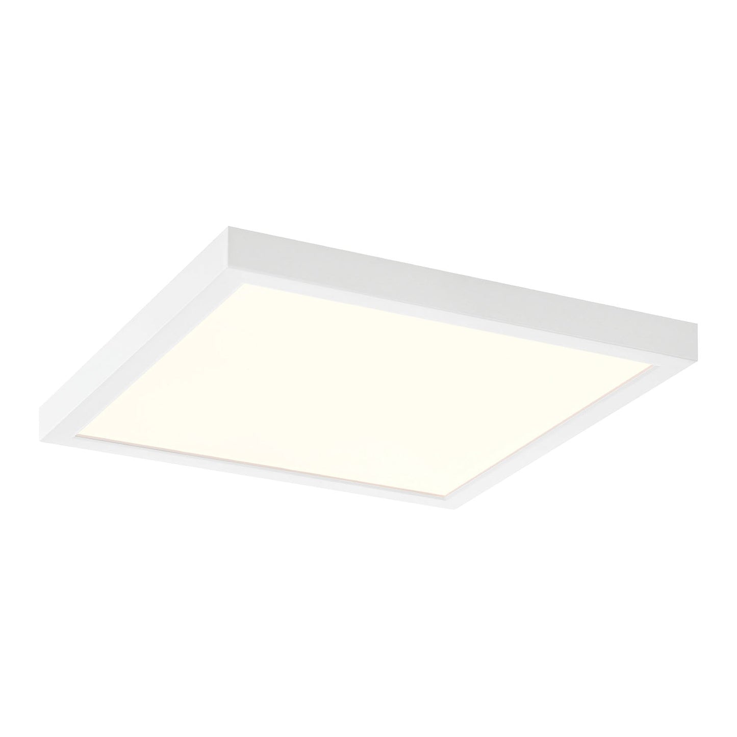 Troy LED Flush Mount Ceiling Light in White (12-Inch)