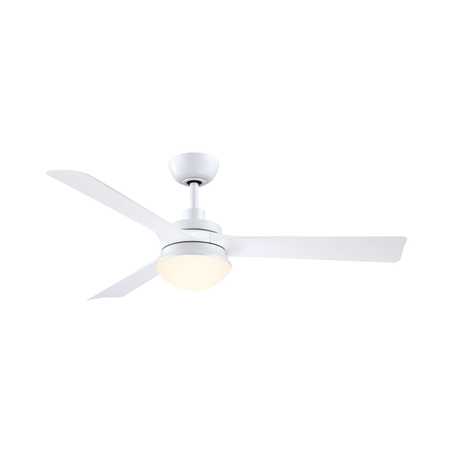 Barlow Indoor / Outdoor LED Ceiling Fan in Matte White.
