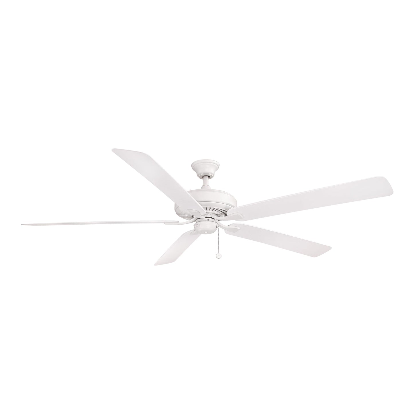 Edgewood Outdoor Ceiling Fan in Matte White (72-Inch).