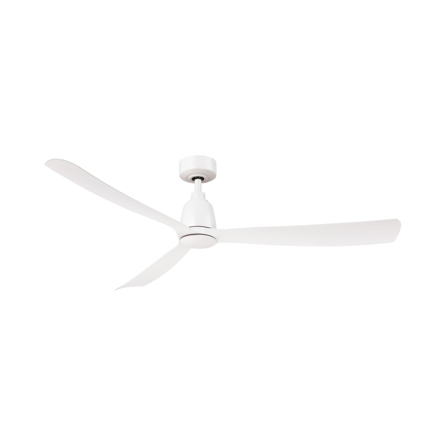 Kute Indoor / Outdoor Ceiling Fan in Matte White (60-Inch).