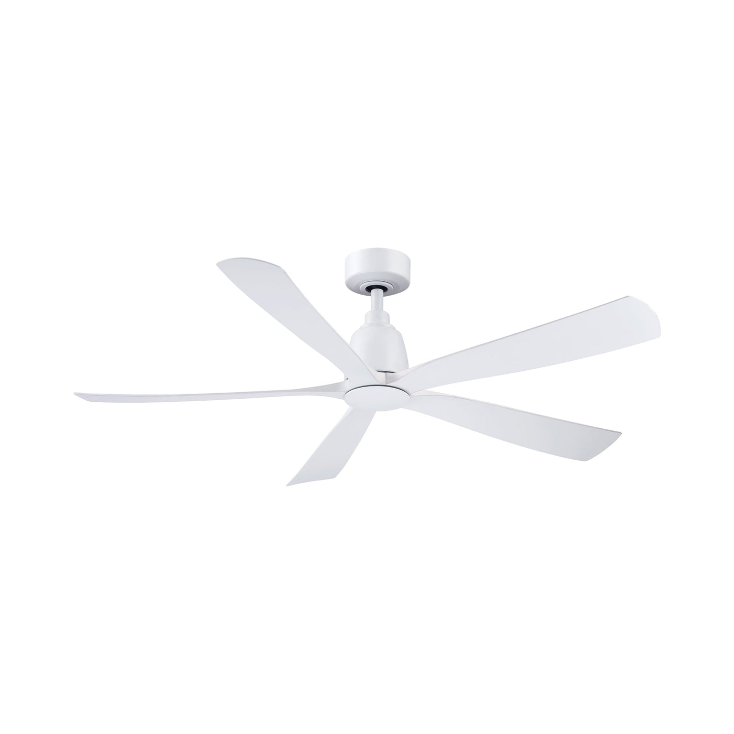 Kute5 Outdoor Ceiling Fan in Matte White (Matte White Blade).