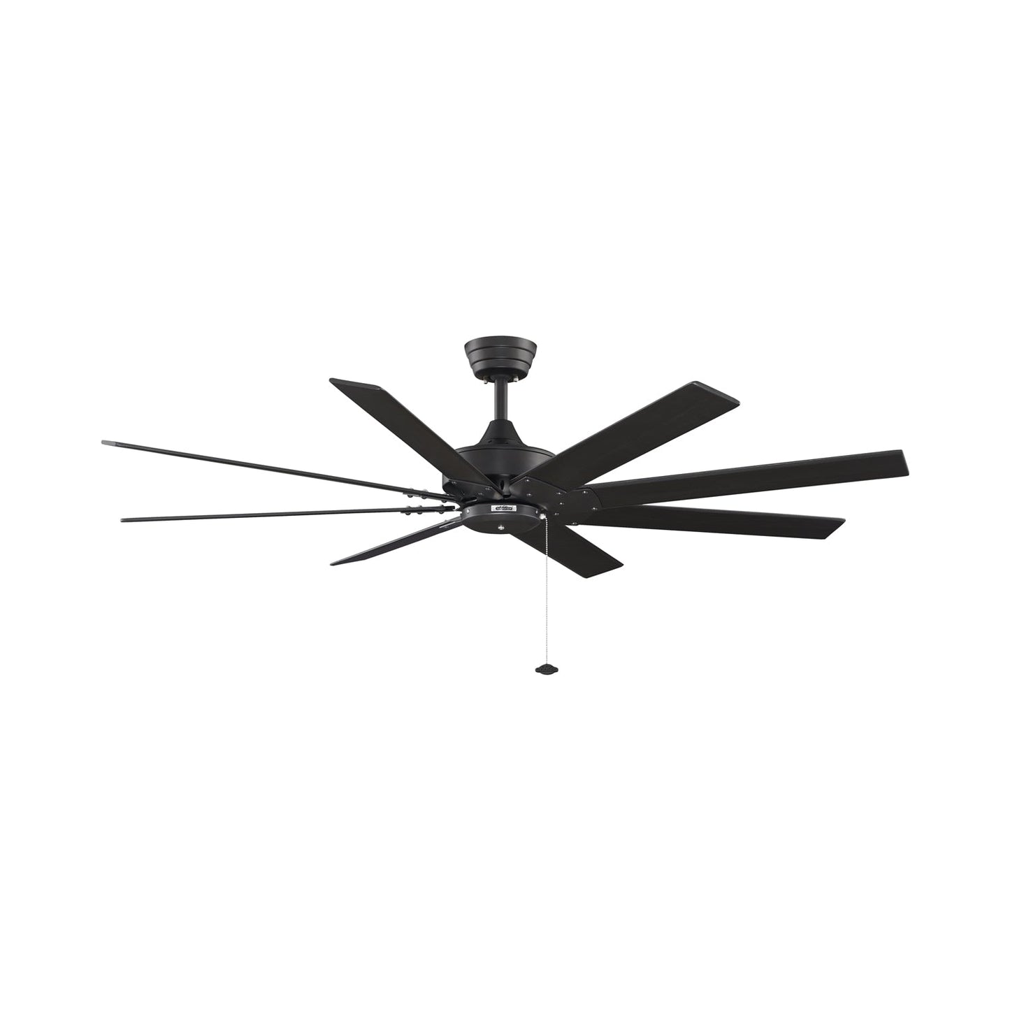 Levon Indoor Ceiling Fan in Black.