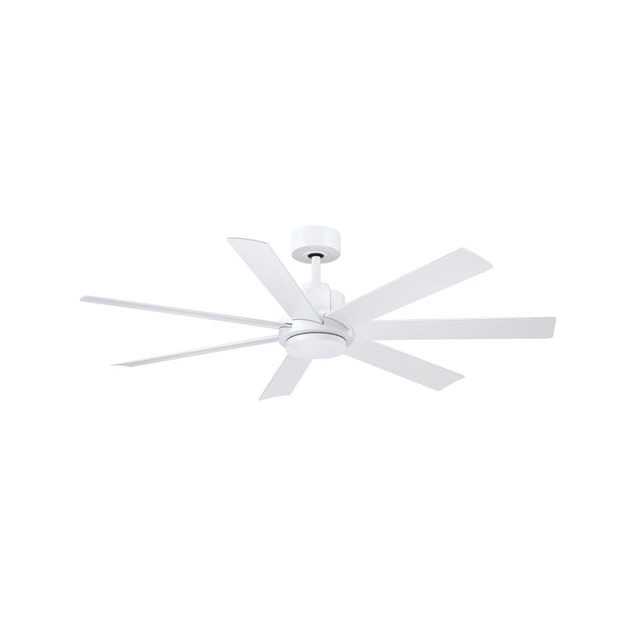 Pendry Indoor / Outdoor Ceiling Fan in Matte White (56-Inch).