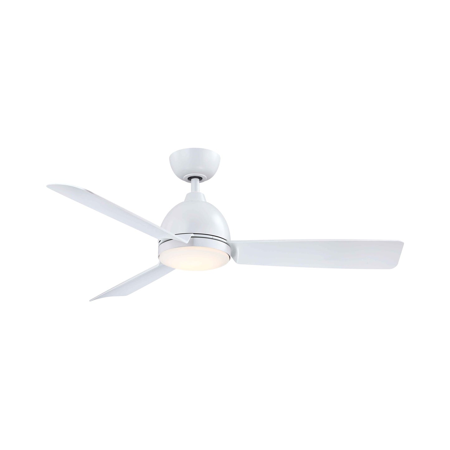 Starboard Indoor / Outdoor Ceiling Fan in Matte White (Light Kit Included).