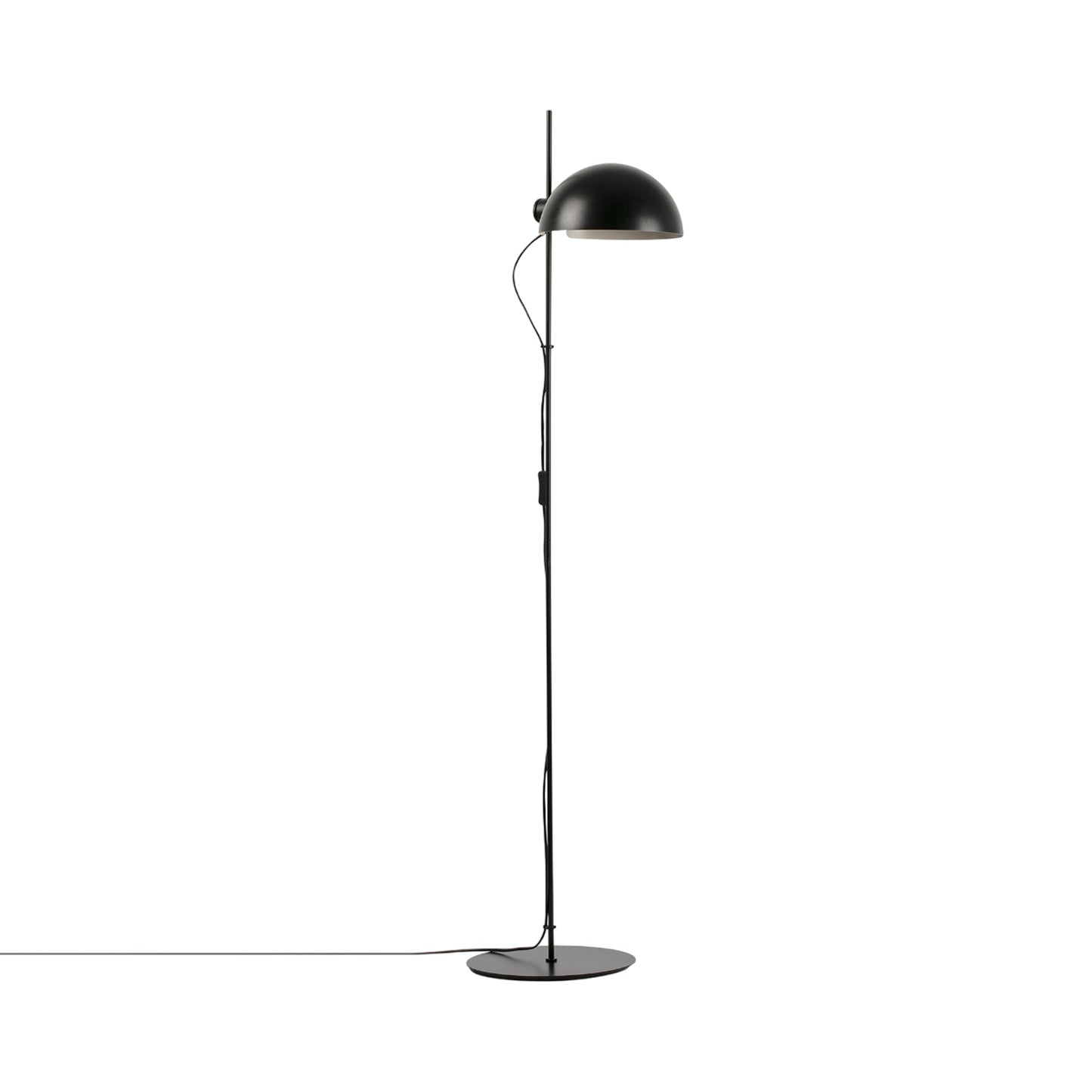 Dominica Floor Lamp in Black.