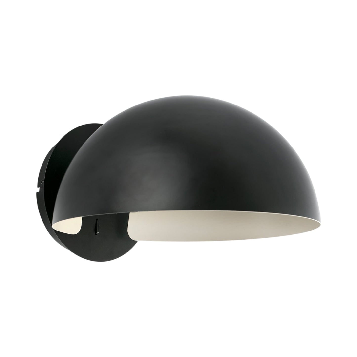 Dominica Wall Light in Black.
