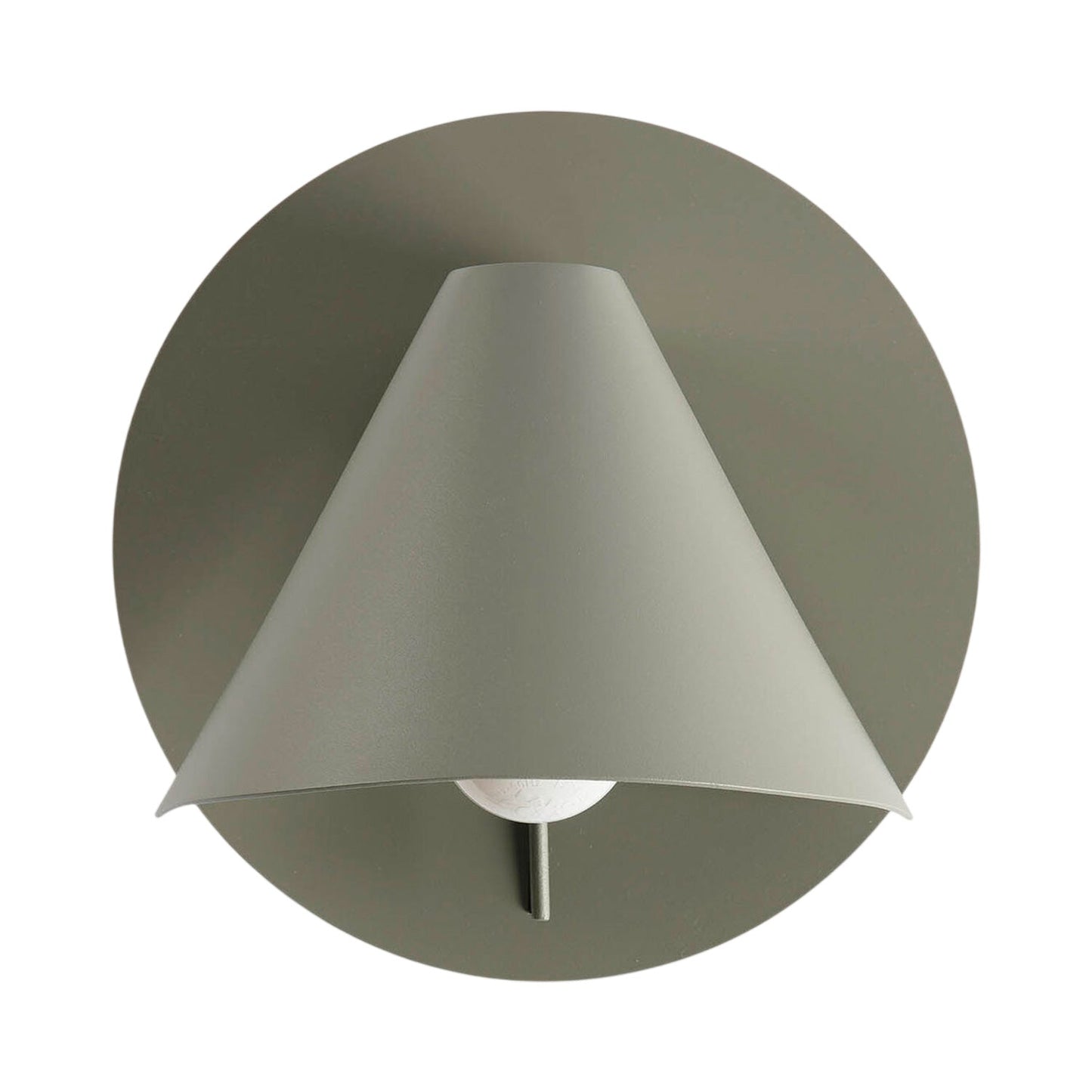 Noon Wall Light in Moss Grey.