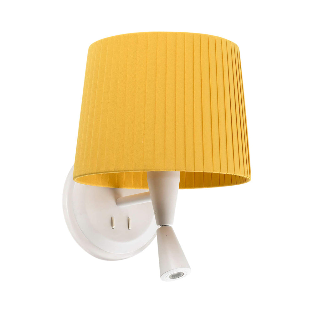 Samba Reader Wall Light in Yellow (10.24-Inch).