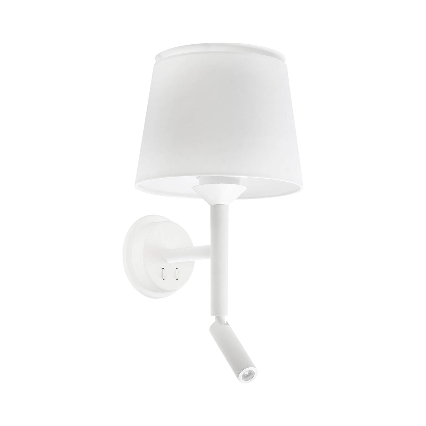 Savoy Reader Wall Light in White.