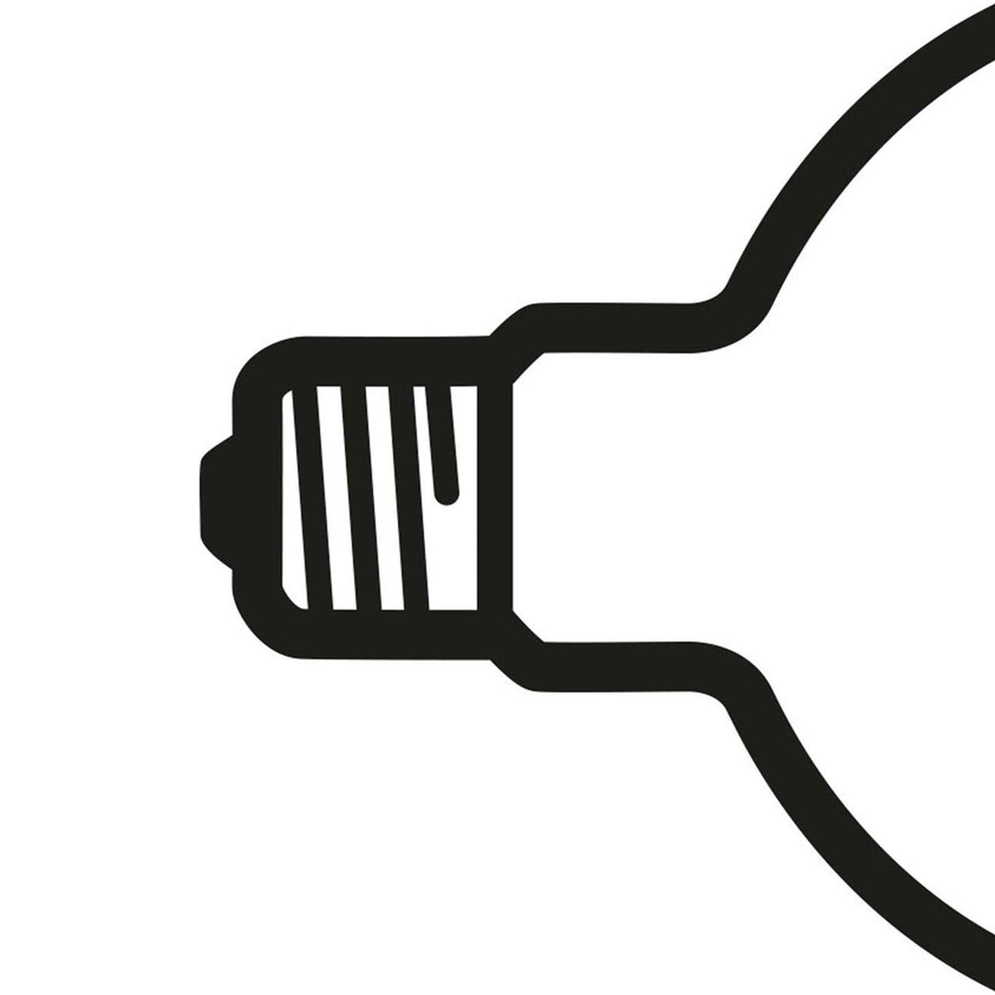 E26 Medium Base G40 2W 120V 2700K LED Bulb in Detail.