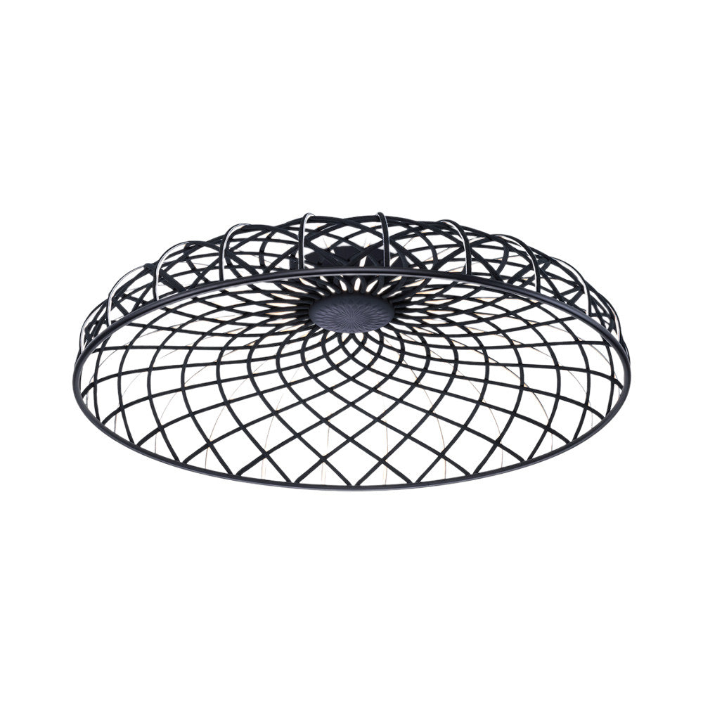 Skynest LED Semi FLush Mount Ceiling Light in Anthracite.