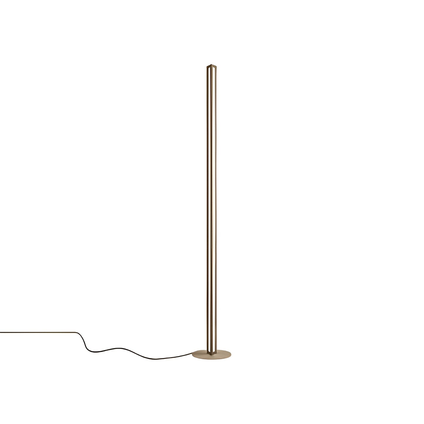 Chiaroscura LED Floor Lamp in Titanium.
