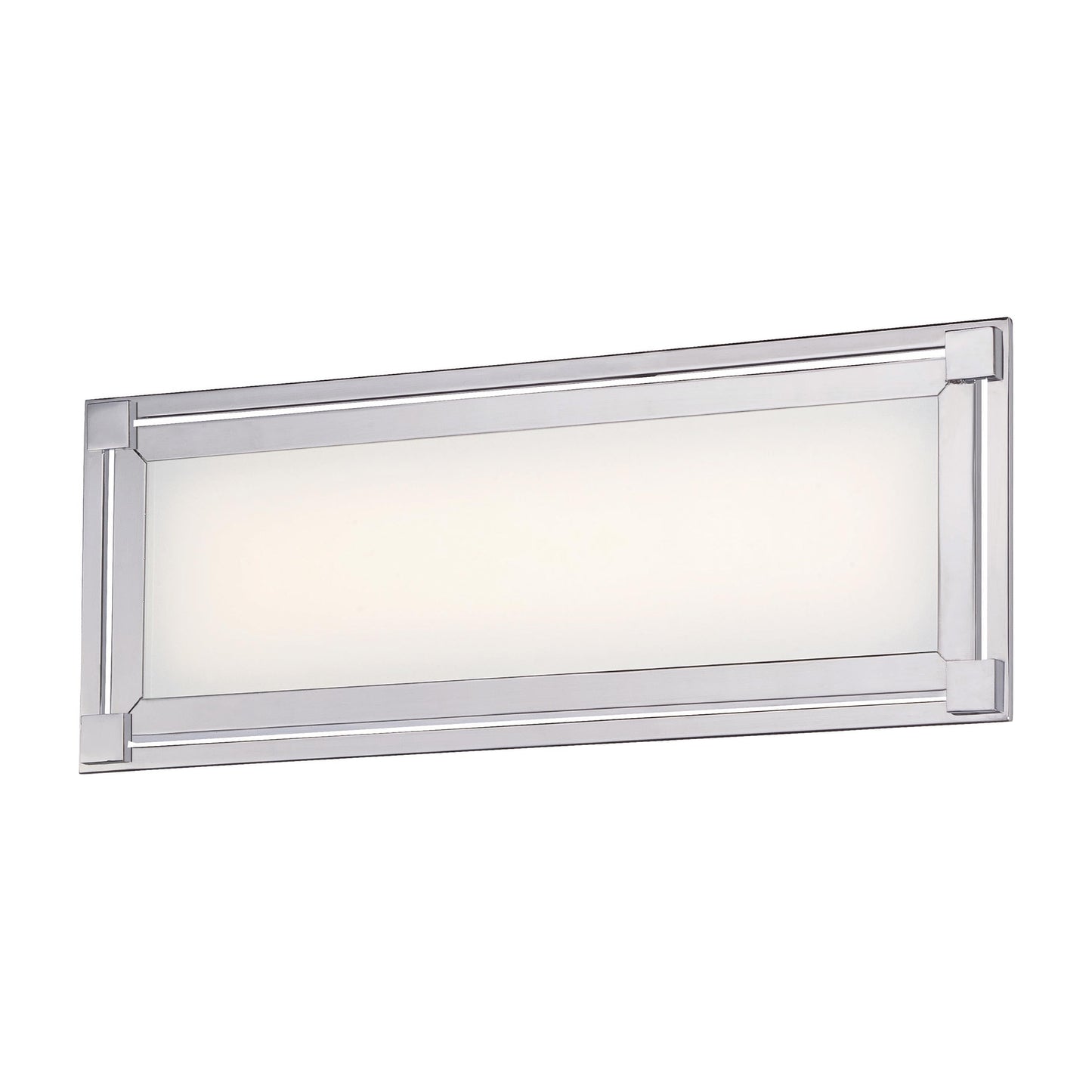 Framed LED Bath Vanity Light in Large.