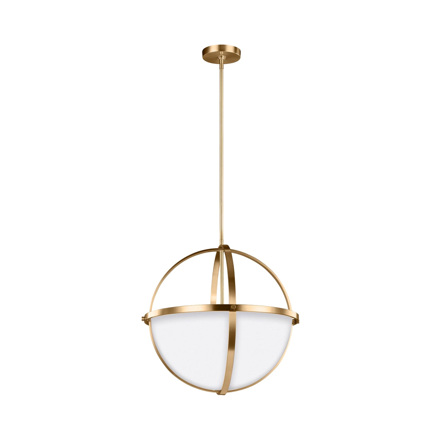 Alturas Pendant Light in Satin Brass (3-Light).