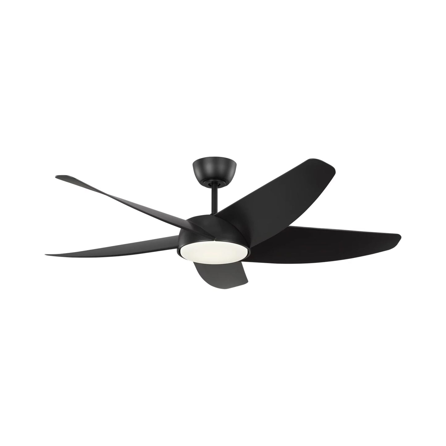 Arkdale Smart LED Ceiling Fan in Midnight Black.