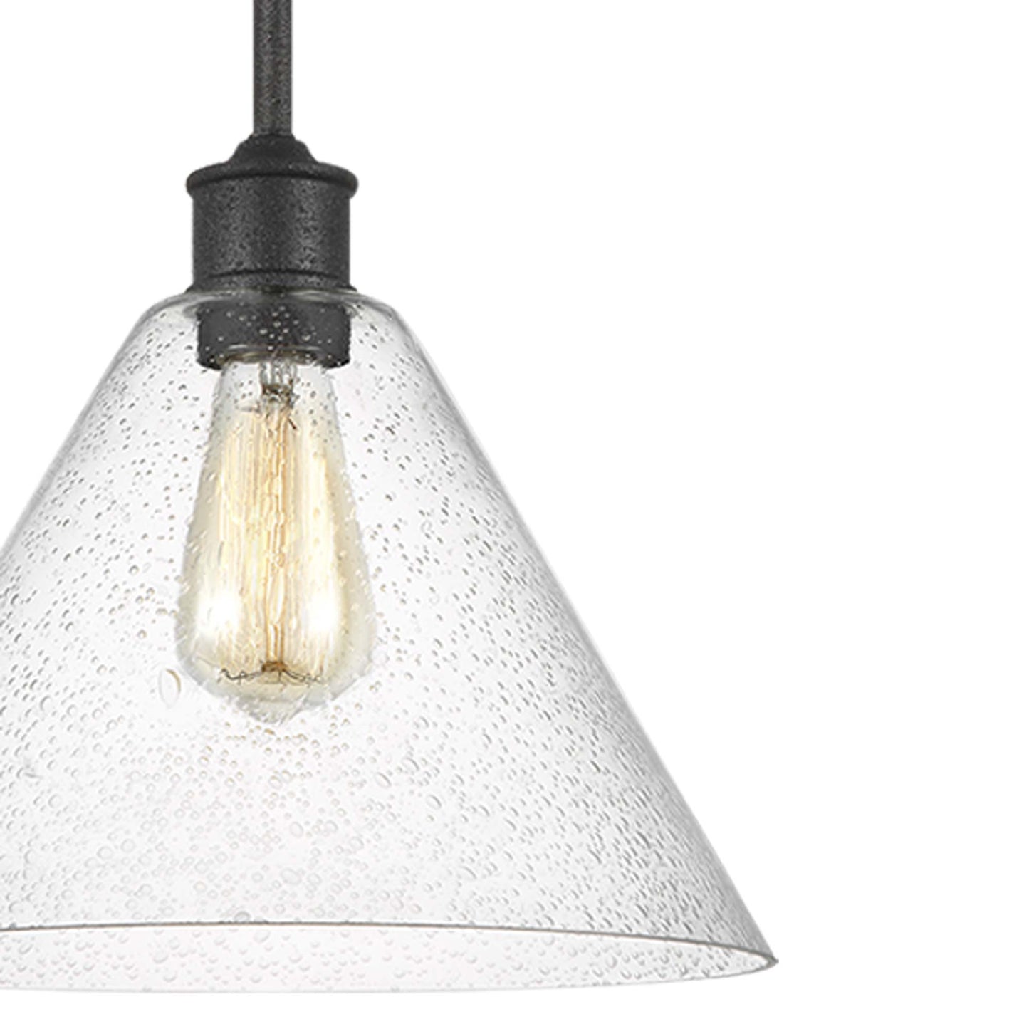 Belton Glass Pendant Light in Detail.