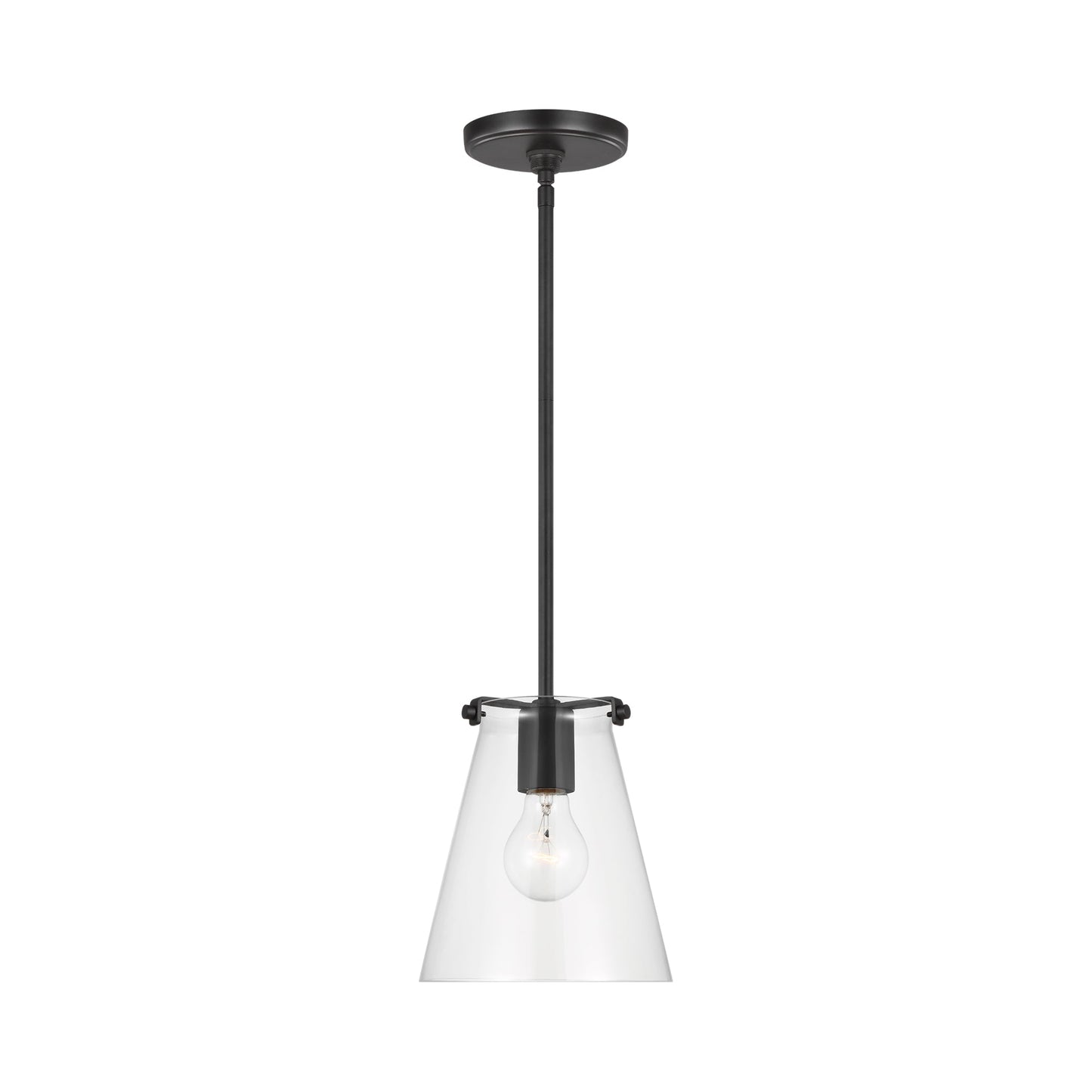 Blaine Pendant Light in Midnight Black.