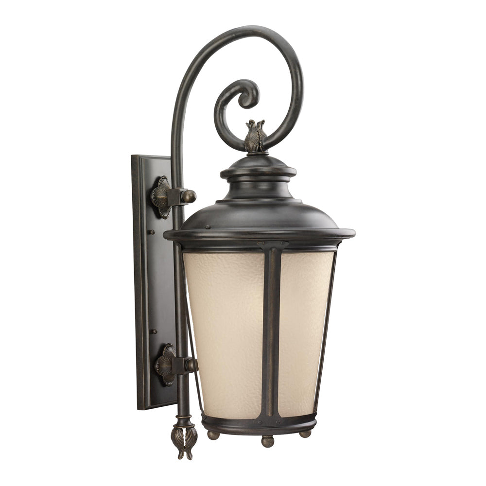Cape May Outdoor Wall Light in Burled Iron (Extra Large).